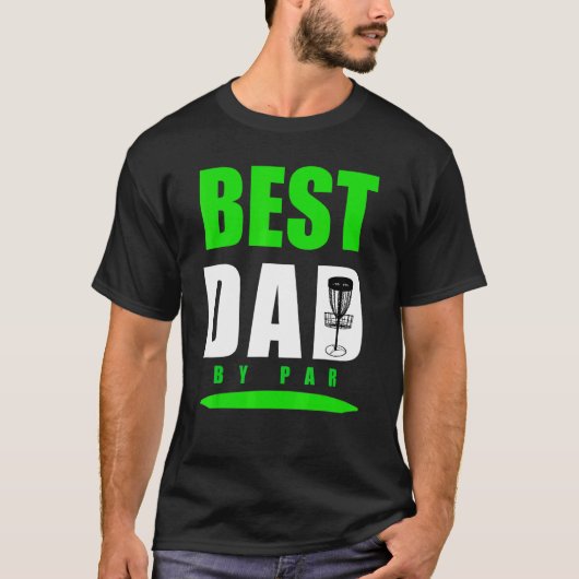 Pun Best Pap By Disk Golf voor Frisbee Golfen Fath T-shirt (Voorkant)