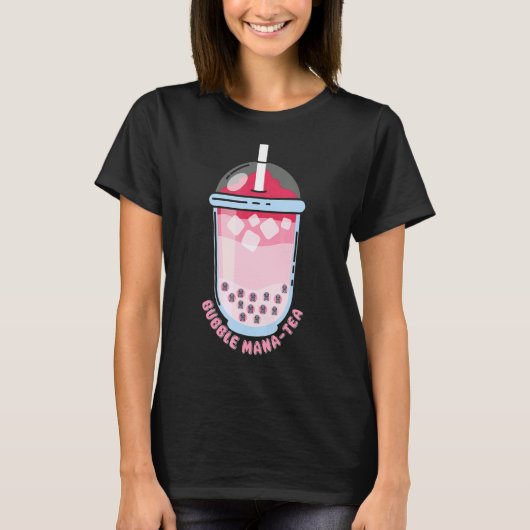 Pun Bubble Manatee Tea T-shirt (Voorkant)