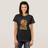 Pun Cute Otter Space T-shirt (Voorkant volledig)