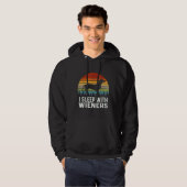 Pun Dachshund I Sleep met Wieners Sarcastic Joke Hoodie (Voorkant volledig)
