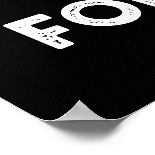 Pun Dark BG Poster (Hoek)