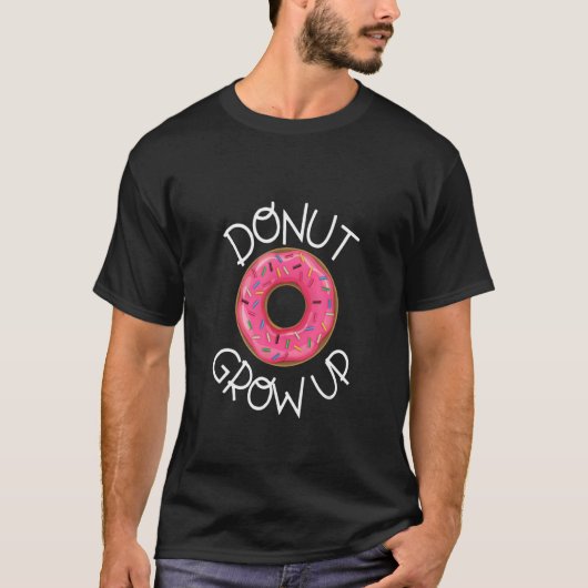 Pun Donut Wordplay Donut Groei Op T-shirt (Voorkant)
