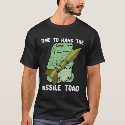Pun Festive Mistletoe Frog Toad Verdrietig T-shirt (Voorkant)