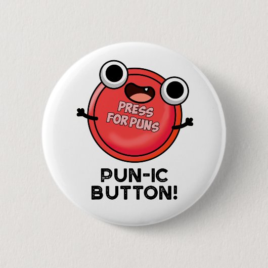 Pun-ic Button Funny Pun (Voorkant)