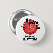 Pun-ic Button Funny Pun (Voorkant /achterkant)
