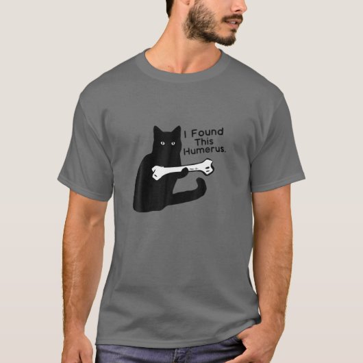 Pun Joke - ik vond deze Humerus - Humoureuze katte T-shirt (Voorkant)