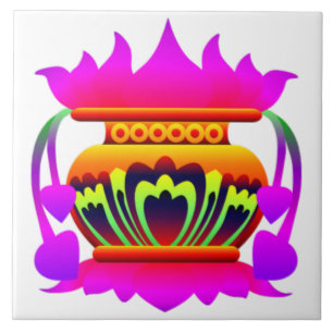 Pun kalasa Sri Lanka traditionele plek van welvaar Tegeltje