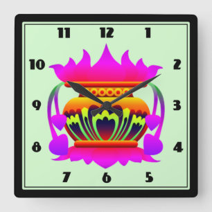 Pun kalasa Sri Lanka traditionele plek van welvaar Vierkante Klok