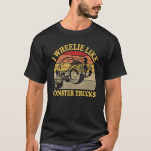  Pun Monsters Truck Racing Life Trucking T-shirt