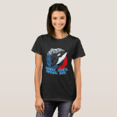 Pun Orca Whale Graphic Sorry Can't Orcas Bye T-shirt (Voorkant volledig)
