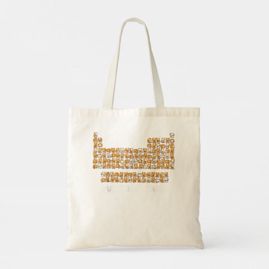 Pun Periodieke Tabel S Tote Bag (Achterkant)