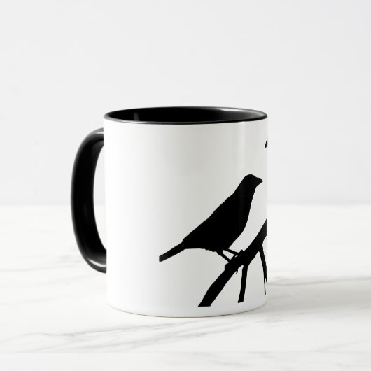 Pun Poging tot moord op zwarte en witte Mok (Voorkant links)