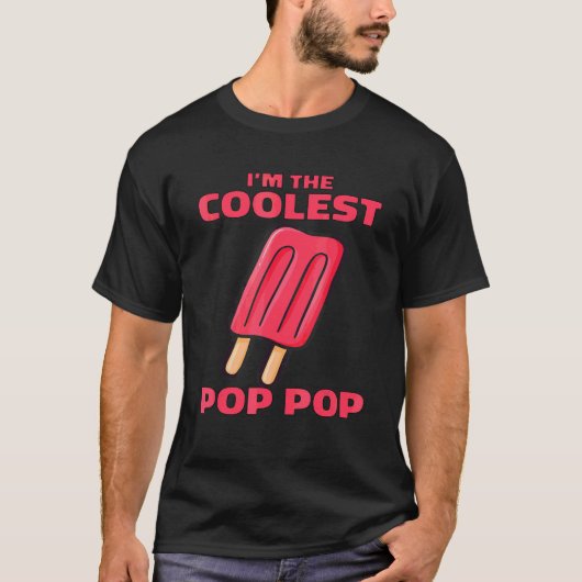 Pun Popsicle Ik ben de oudste Pop Pop T-shirt (Voorkant)