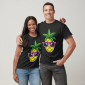 Pun Shades Pineapple Tropische zonnebril Pin T-shirt (Unisex)