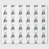 pun tand cadeaupapier (Vlak)