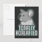 Pun - Totaal Koalafied Briefkaart (Voorkant / Achterkant)