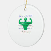 PUN - versiering Keramisch Ornament (Links)