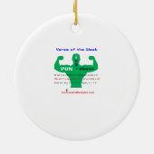 PUN - versiering Keramisch Ornament (Achterkant)