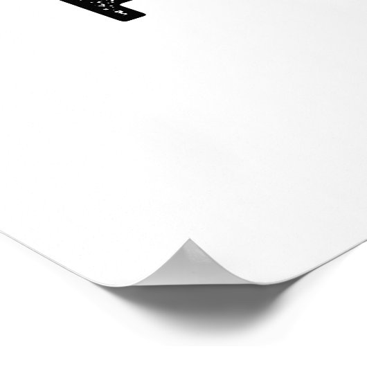 Pun voor echte fotografie poster (Hoek)