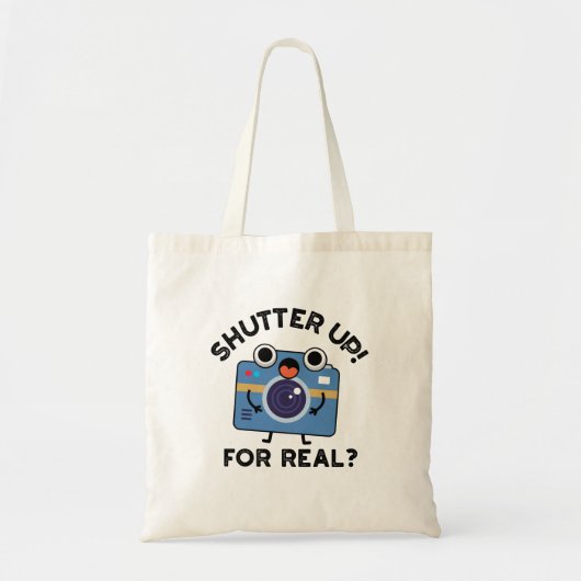 Pun voor echte fotografie tote bag (Voorkant)