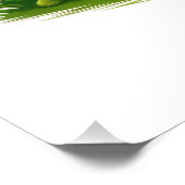 Pun voor piepende vrienden. Schattigee cartoon van Foto Afdruk (Hoek)