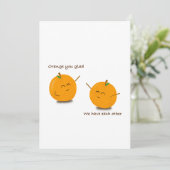 Pun Wenskaart Feestdagenkaart (Staand voorkant)