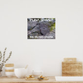 PUNA BASALT BIG ISLAND HAWAÏ POSTER (Keuken)