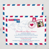 Puna Cana DR Luchtpost Post Huwelijksfeest Kaart (Voorkant / Achterkant)