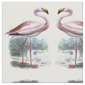 Puna Flamingo Illustratie Stof (Close Up)