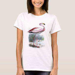 Puna Flamingo Illustratie T-shirt