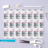 Puna Flamingo  Illustratie Tissuepapier (Craft)