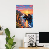 Punakaiki Pannenkoekrotsen Poster (Thuiskantoor)