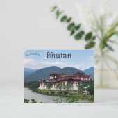 Punakha Dzong Bhutan Briefkaart (Staand voorkant)