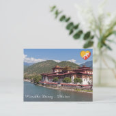 Punakha Dzong - Bhutan Briefkaart (Staand voorkant)
