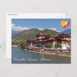 Punakha Dzong - Bhutan Briefkaart