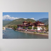 Punakha Dzong in Bhutan Poster (Voorkant)