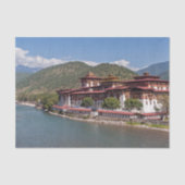 Punakha Dzong in Bhutan Tissuepapier (Voorkant)