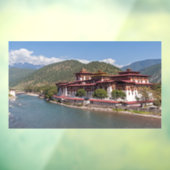 Punakha Dzong klooster - Bhutan, Azië Raamsticker (Vel 3)
