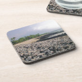 Punaluʻu Black Sand Beach Hawaii Big Island Bier Onderzetter (Linkerzijde)