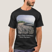 Punaluʻu Black Sand Beach Hawaii Big Island T-shirt (Voorkant)