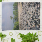 Punaluʻu Black Sand Beach Hawaii Big Island Theedoek (Gevouwen)