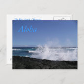 Punalu'u Beach Briefkaart (Voorkant / Achterkant)