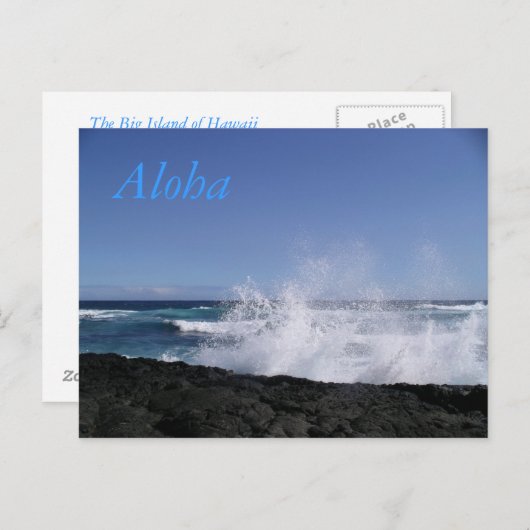 Punalu'u Beach Briefkaart (Voorkant / Achterkant)