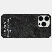 Punalu'u Beach Hawaii - Black Sand Beach Case-Mate iPhone Case (Achterkant (horizontaal))