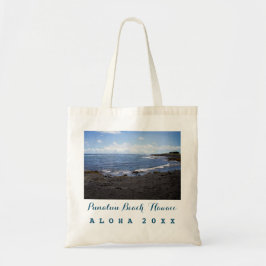 Punalu'u Beach Hawaii + Trip / Year Tote Bag
