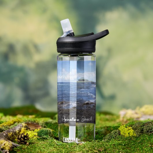 Punalu'u Beach Hawaii Tropical Water Bottle Waterfles (Buiten)