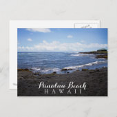 Punalu'u Black Sand Beach Hawaii Briefkaart (Voorkant / Achterkant)