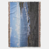 Punalu'u Black Sand Beach Hawaii Deken (Voorkant Verticaal)