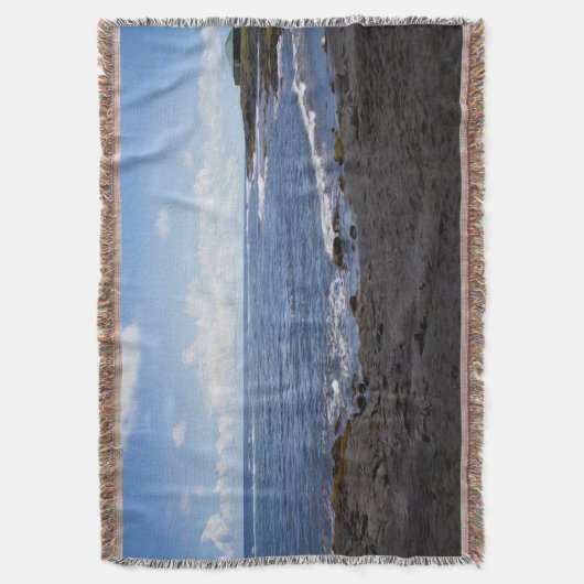 Punalu'u Black Sand Beach Hawaii Deken (Voorkant Verticaal)