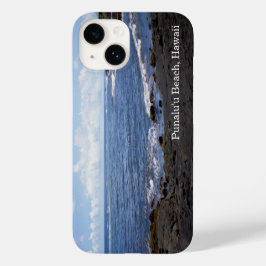 Punalu'u Black Sand Beach Hawaii Hoesje-Mate iPhon iPhone 15 Pro Max Hoesje